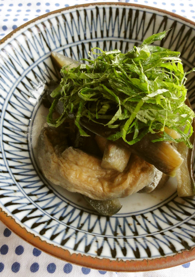 【副菜】お出汁がしみる♪なすとあげの煮物-レシピのメイン写真