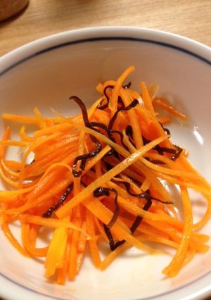 にんじん×塩昆布×亜麻仁油-レシピのメイン写真