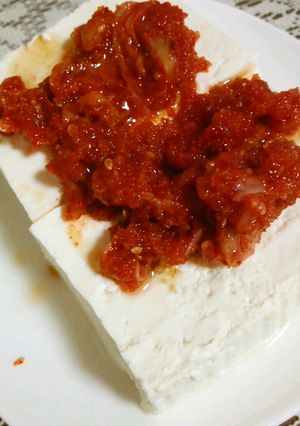 チャンジャ豆腐-レシピのメイン写真