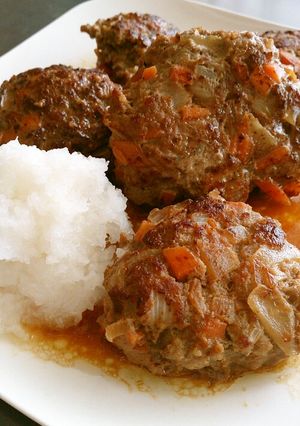 ハンバーグ☆ビール風♪-レシピのメイン写真