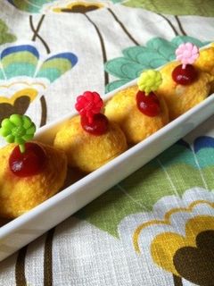 たこ焼き器で⁉簡単コロコロオムライス♡-レシピのメイン写真