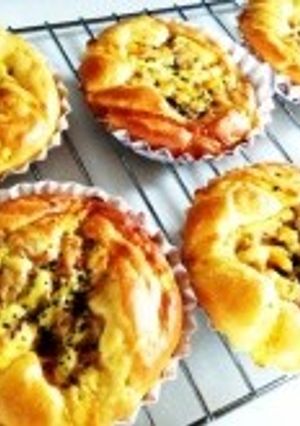 パンケーキミックスdeツナマヨコーンパン-レシピのメイン写真