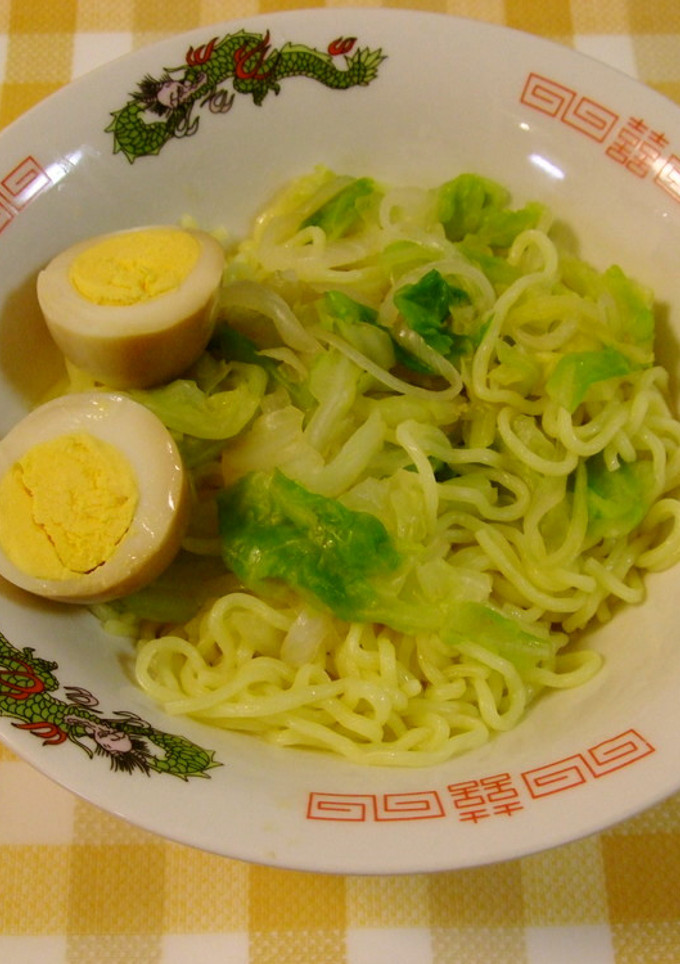 茹でた焼そばを麺つゆで、さっぱりと　-レシピのメイン写真