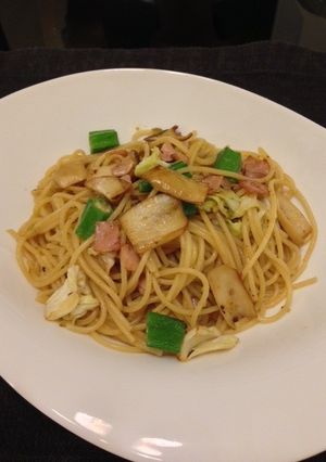 めちゃ旨！オクラとハムの柚子胡椒パスタ-レシピのメイン写真
