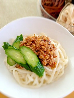 簡単♪肉味噌うどん-レシピのメイン写真