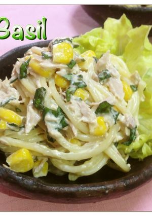 ✿余りパスタでバジルツナパスタサラダ✿-レシピのメイン写真