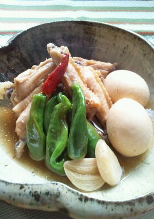 手羽中酢煮込-レシピのメイン写真