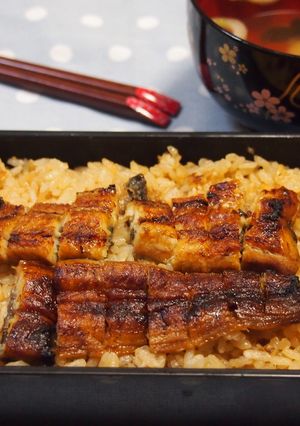 炊飯器でひつまぶし風うなぎ飯-レシピのメイン写真