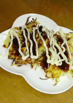 簡単ｽﾋﾟｰﾄﾞメニュー！ミニお好み焼き-レシピのメイン写真