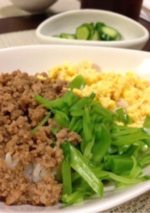 子どもも大好き三色丼♫-レシピのメイン写真