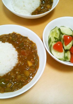 きゅうりも入れてね！夏野菜カレー★-レシピのメイン写真