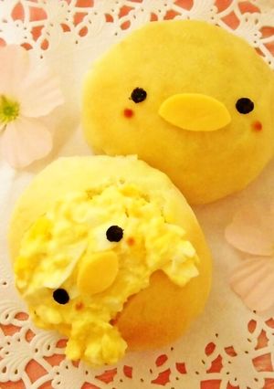 簡単可愛い♪卵パンdeひよこちゃん♪-レシピのメイン写真