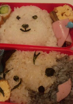 リーダーたけしのキャラ弁-レシピのメイン写真
