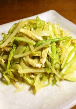 アスパラとじゃがいものあっさりきんぴら-レシピのメイン写真