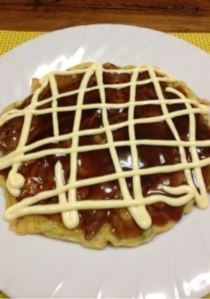 長芋たっぷり☆我が家のふんわりお好み焼き-レシピのメイン写真