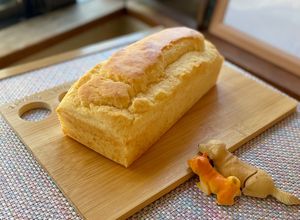 簡単♡いちご牛乳で作る米粉パウンドケーキ-レシピのメイン写真
