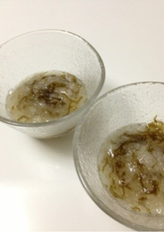 エコ？！もずく酢の大根おろし割り-レシピのメイン写真