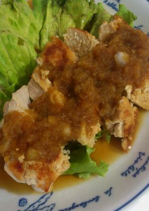 簡単！ 鶏肉のおろし玉ねぎだれ-レシピのメイン写真