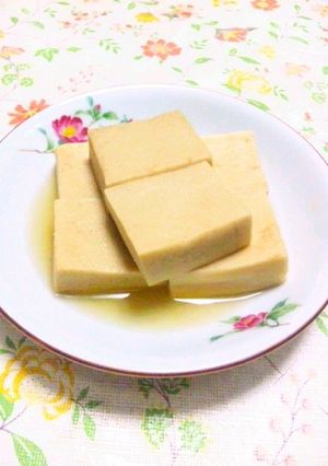 Ｗだしが決め手！味染み〜高野豆腐煮♪-レシピのメイン写真