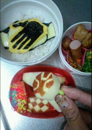 キャラ弁～ウィザード～リング&ベルト-レシピのメイン写真