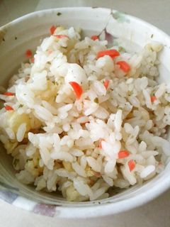 おにぎり:揚げ玉たぬき-レシピのメイン写真