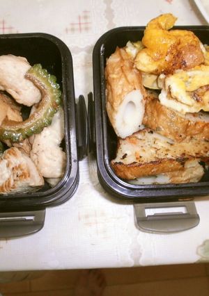 夏スタミナ♡ゴーヤと鶏肉のいためもの-レシピのメイン写真