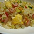 ズッキーニ入り…「夏野菜炒飯」