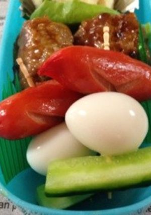 お弁当の1品に！3色ピック☆-レシピのメイン写真