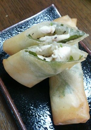 シソとササミの春巻～( ☆∀☆)-レシピのメイン写真