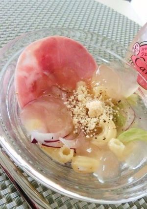 ☆冷菜デリ☆　ももジュレを添えて-レシピのメイン写真