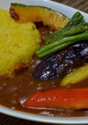 夏到来☆焼き野菜カレー-レシピのメイン写真