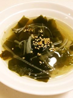 あっという間のわかめスープ-レシピのメイン写真