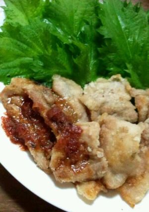 豚肉の梅ソース＆わさびソースがけ-レシピのメイン写真