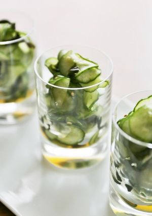 甘すぎないキュウリの酢の物-レシピのメイン写真