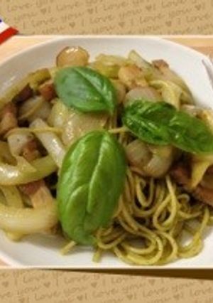 ☆簡単☆ジュノベーゼのスパゲッティパスタ-レシピのメイン写真