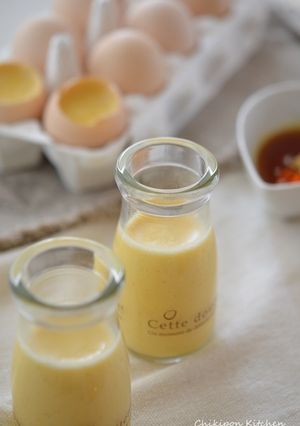 簡単！昔ながらの濃厚もっちりプリン-レシピのメイン写真