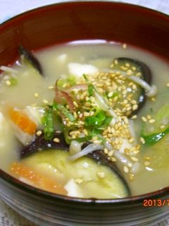 冷やしみそ汁~♪-レシピのメイン写真