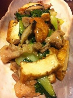 厚揚げと青梗菜の炒めもの-レシピのメイン写真