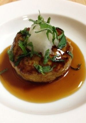 ヘルシーおからバーグ☆和風ぽん酢あんかけ-レシピのメイン写真