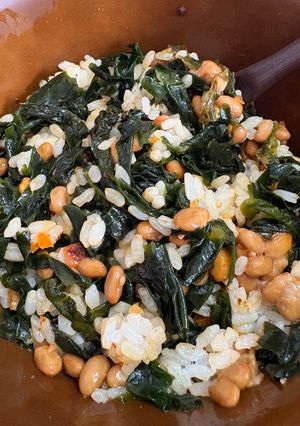 わかめ納豆食べるラー油飯　ダイエットにも-レシピのメイン写真