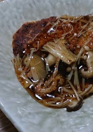 簡単ヘルシー♪和風豆腐ハンバーグ-レシピのメイン写真