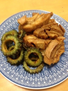 お麩の唐揚げとゴーヤの唐揚げ-レシピのメイン写真