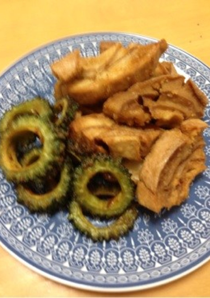 お麩の唐揚げとゴーヤの唐揚げ-レシピのメイン写真