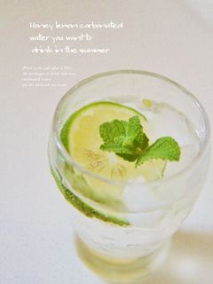 夏に飲みたい♡はちみつレモン炭酸水-レシピのメイン写真