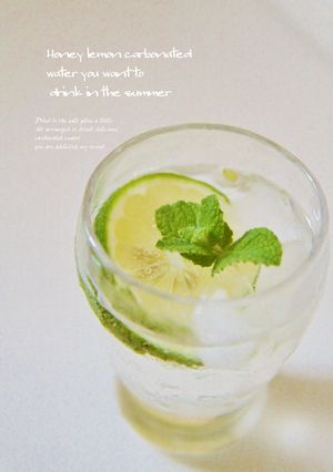 夏に飲みたい♡はちみつレモン炭酸水-レシピのメイン写真