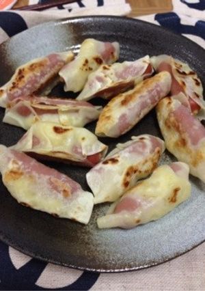 餃子の皮でトルティーヤ風おつまみ-レシピのメイン写真