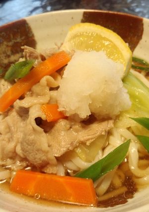 かなるンちの冷たい豚しゃぶうどん-レシピのメイン写真
