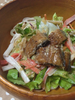 サラダピリ辛冷やしうどん♪-レシピのメイン写真