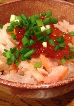 鮭ハラコ飯-レシピのメイン写真