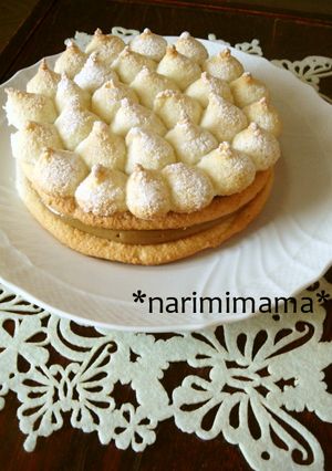 *ダックワーズのケーキ*-レシピのメイン写真